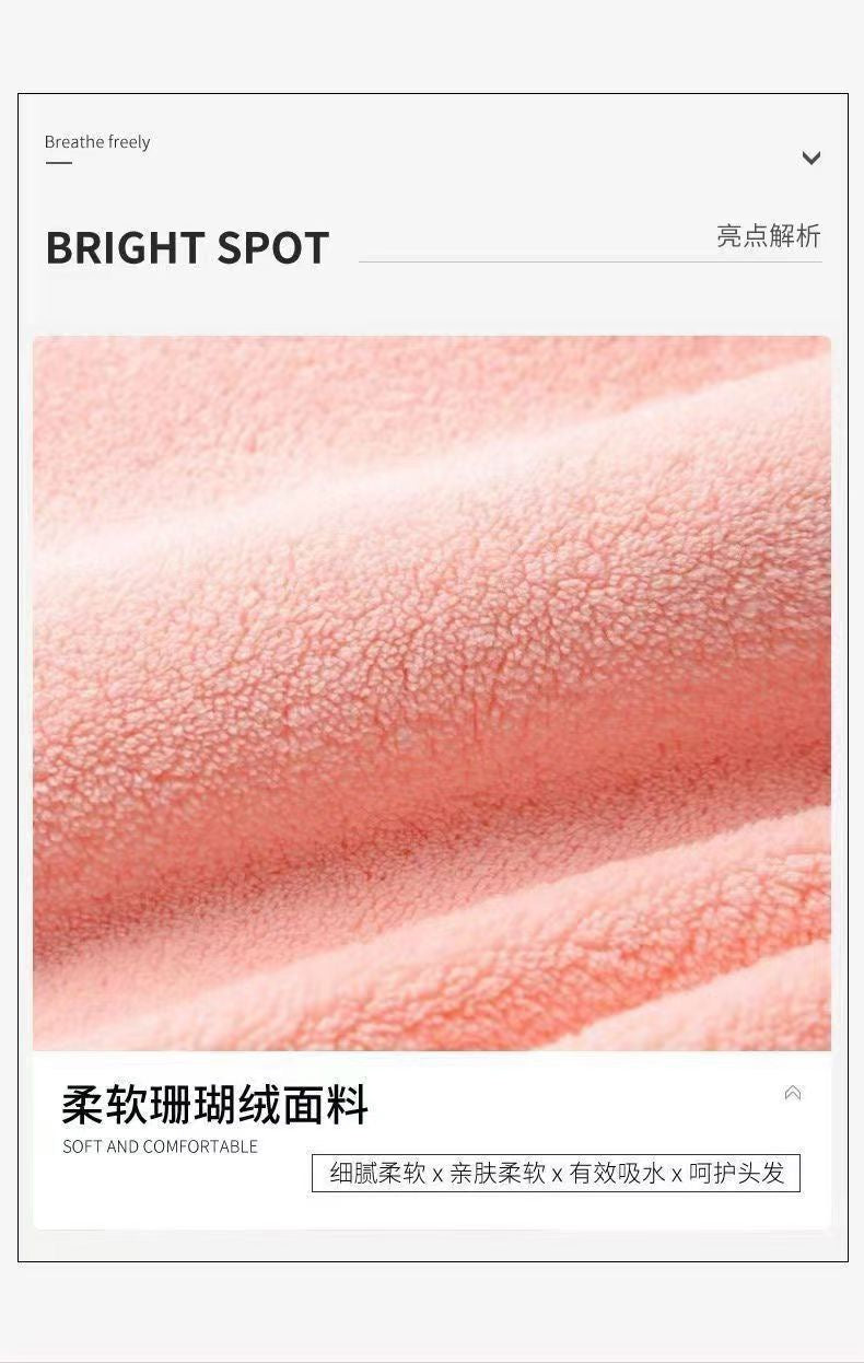 可爱蝴蝶结干发帽 | 浴后速干,柔软治愈日常 | SleepNest 居家产品