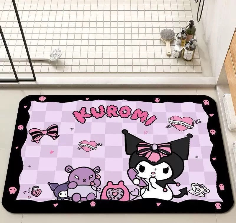 Quick-Dry Diatom Mud Bath Mat | Non-Slip & Water-Absorbent | SleepNest Home