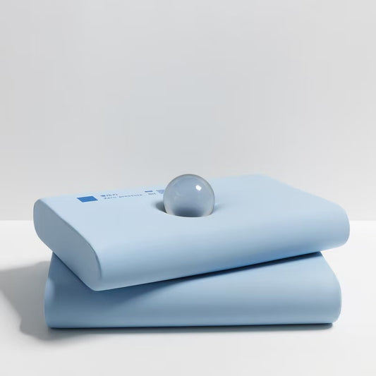 Zero-Gravity Slow Rebound Cervical Pillow | Adaptive Neck Support with Cotton Pillowcase | SleepNest Bedding