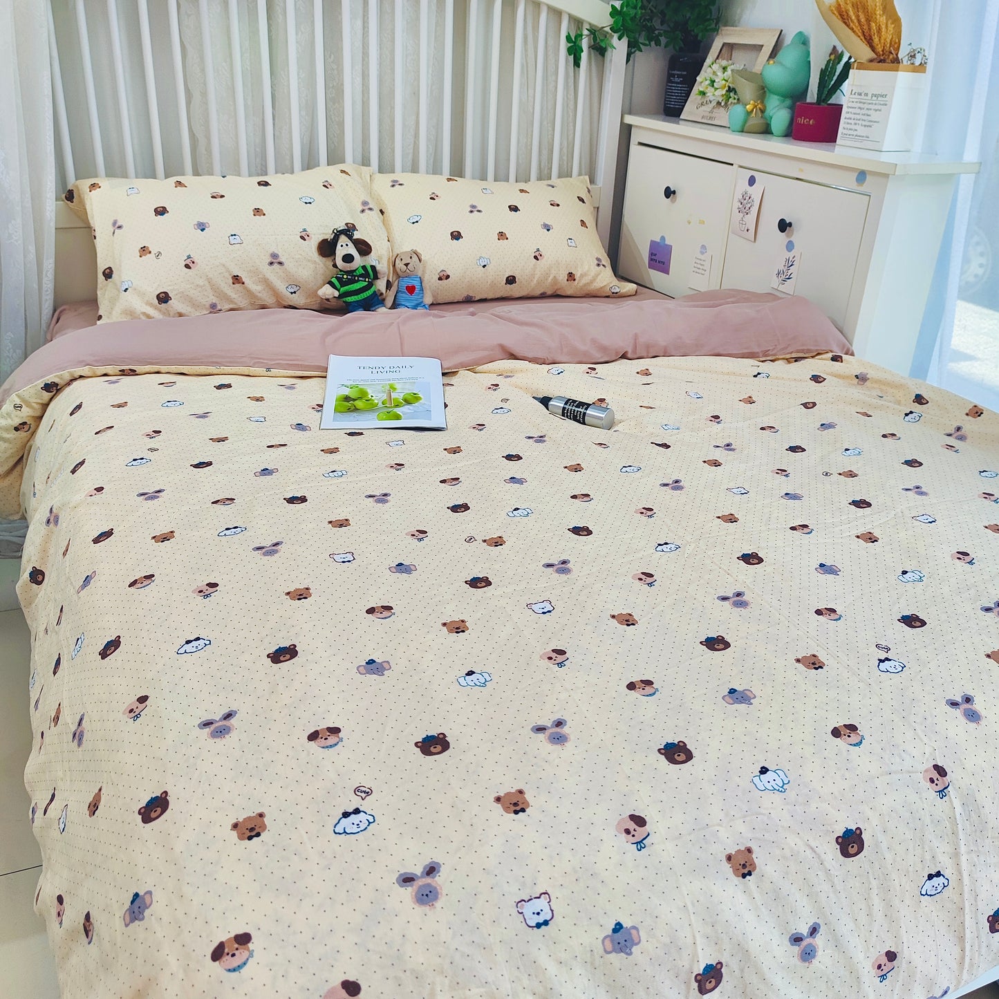 4PCS Brushed COTTON Bedding set | Pet Parade | SleepNest Bedding