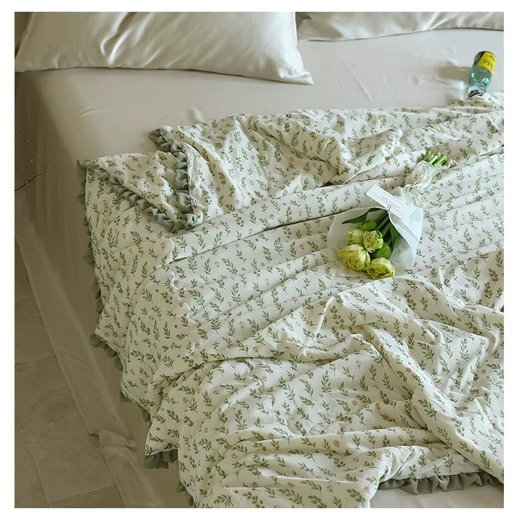 夏日森系凉感夏被 | 轻盈清凉，美梦入眠 | SleepNest床上用品