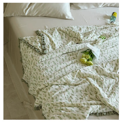 夏日森系凉感夏被 | 轻盈清凉，美梦入眠 | SleepNest床上用品