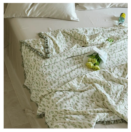 夏日森系凉感夏被 | 轻盈清凉，美梦入眠 | SleepNest床上用品