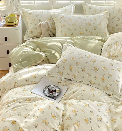 4PCS High-Density COTTON Bedding set | Spring in Bloom | SleepNest Bedding