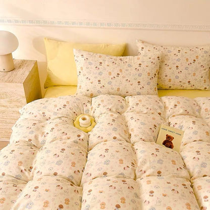 4PCS Double Gauze COTTON Bedding set | Puppy Paradise | SleepNest Bedding