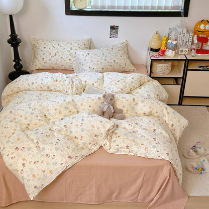4PCS Double Gauze COTTON Bedding set | Puppy Paradise | SleepNest Bedding