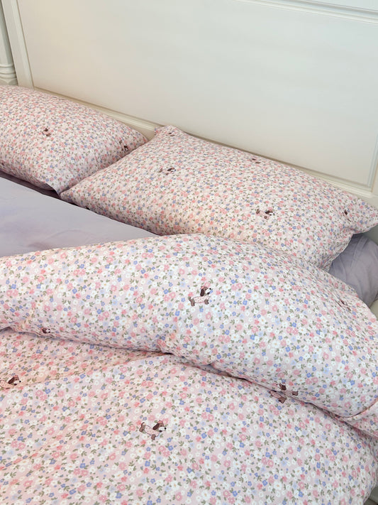 纯棉磨毛3件套 | 碎花修狗 | SleepNest床上用品