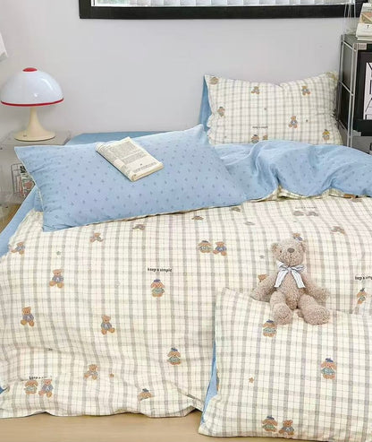 高密度纯棉4件套 | 困困熊 | SleepNest床上用品