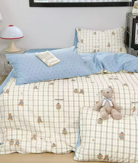高密度纯棉4件套 | 困困熊 | SleepNest床上用品