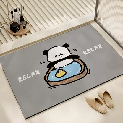 Quick-Dry Diatom Mud Bath Mat | Non-Slip & Water-Absorbent | SleepNest Home
