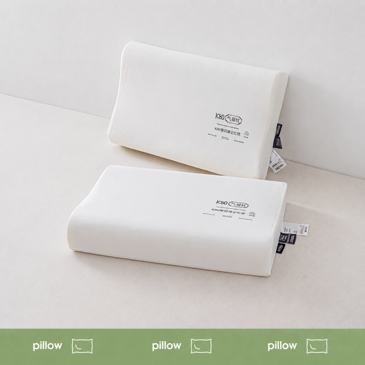 CloudSoft Memory Foam Pillow | Slow Rebound Neck Support Pillow with Pillowcase | SleepNest Bedding