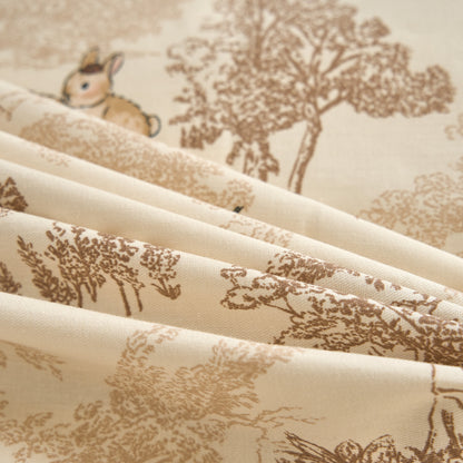 4PCS Premium Cotton Bedding Set | Floating Forest Serenity& Oriental Bunny Edition | SleepNest Bedding