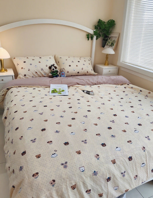 纯棉磨毛4件套 | 宠物总动员 | SleepNest床上用品