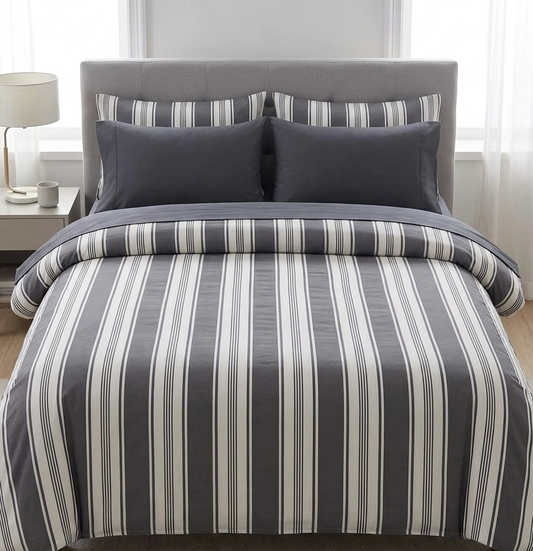 4PCS Minimal Washed Cotton Bedding Set | Soft, Breathable & Easy Care | SleepNest Bedding