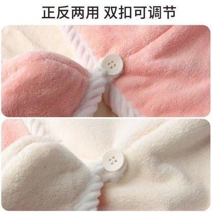 可爱蝴蝶结干发帽 | 浴后速干，柔软治愈日常 | SleepNest 居家产品