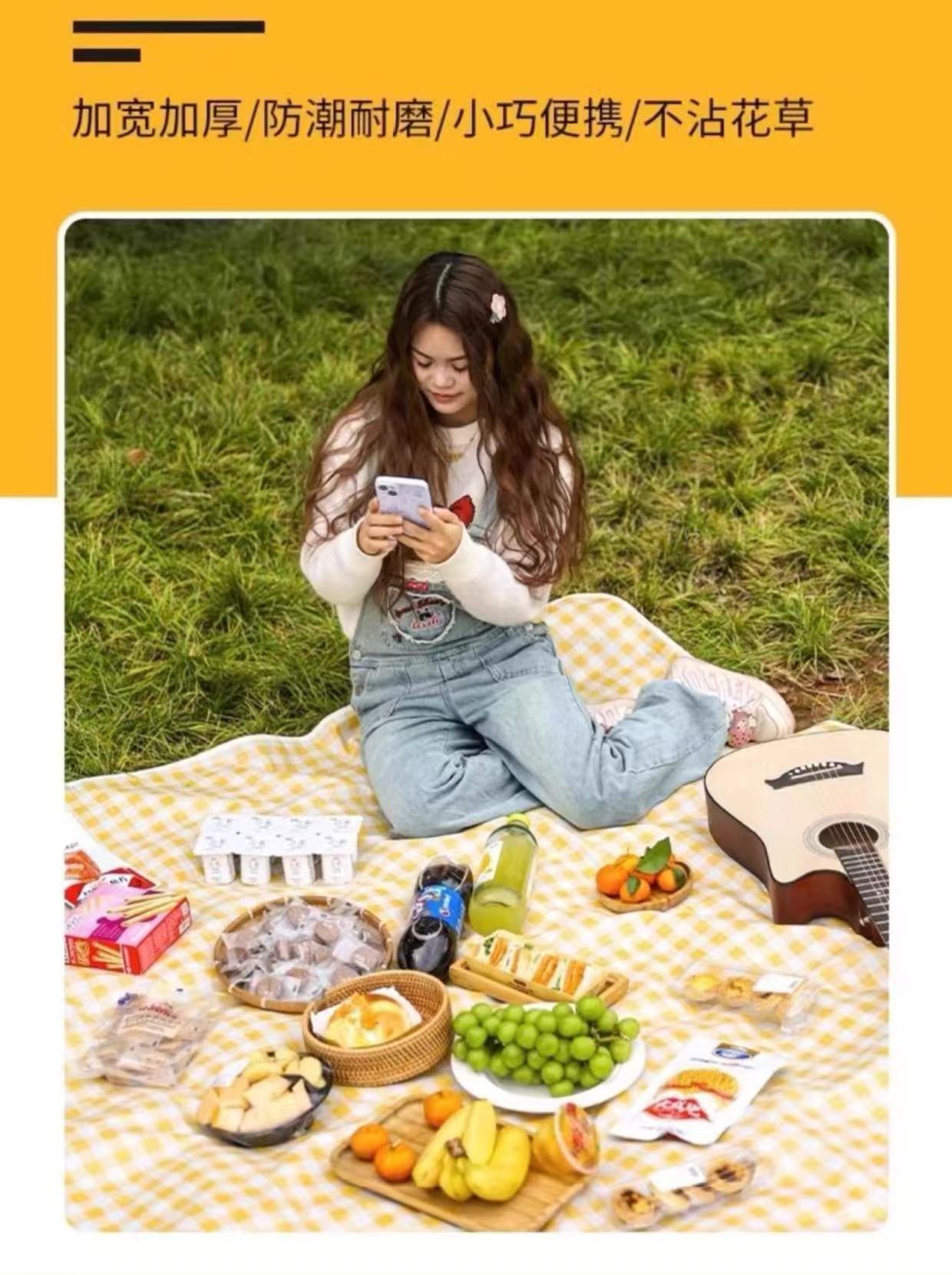 🌞便携式防水野餐垫｜适合多人或家庭 | SleepNest 居家必备好物