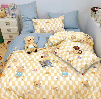 高密度纯棉4件套 | 曲奇小熊 | SleepNest床上用品